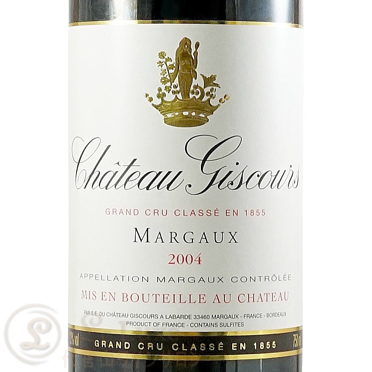 2004 シャトー ジスクール 赤ワイン 辛口 フルボディ 750ml Chateau