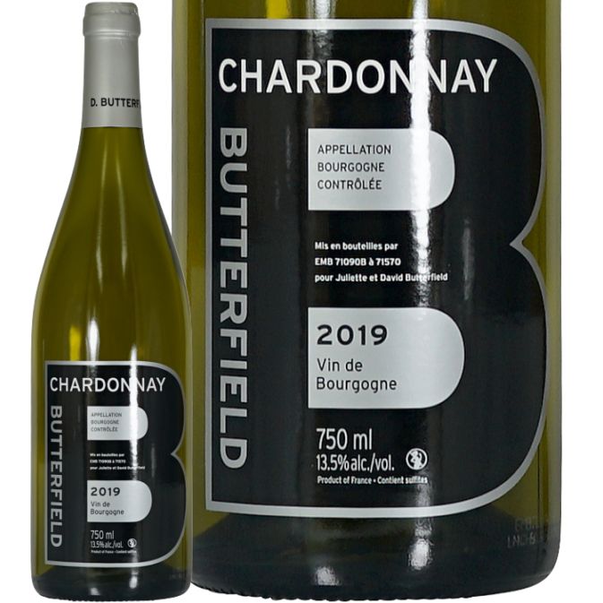2022 �֥르���˥� �֥�� �����ɥ� �Х����ե������ ������ ��磻�� �ɸ� 750ml Butterfield Bourgogne Chardonnay Blanc ��