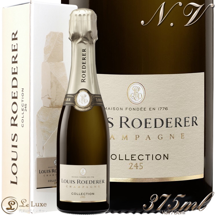 쥯 245 ѡ˥ 륤 ǥ졼 ϡ  ե ܥå   ѥ ɸ 375ml Champagne Louis Roederer Collection 243 Half demi Gift Box