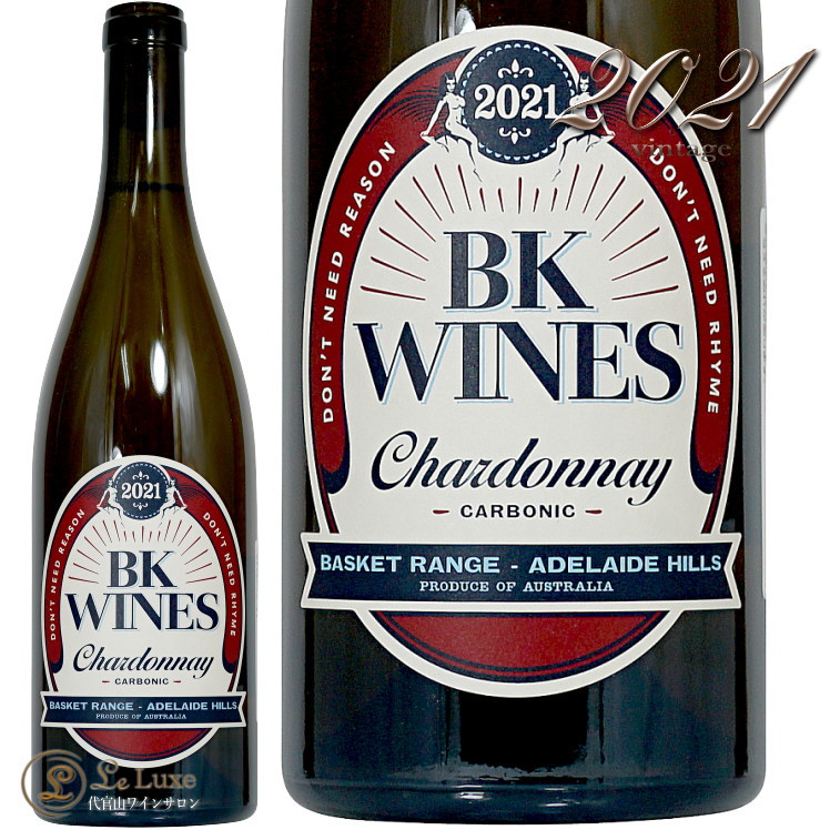 2021 カーボニック シャルドネ BKワインズ 正規品 白ワイン 辛口 750ml BK Wines Carbonic Chardonnay