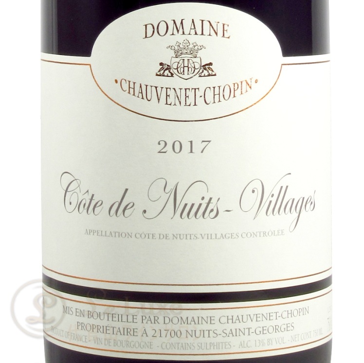 2017 コート ド ニュイ ヴィラージュ ルージュ ショーヴネ ショパン