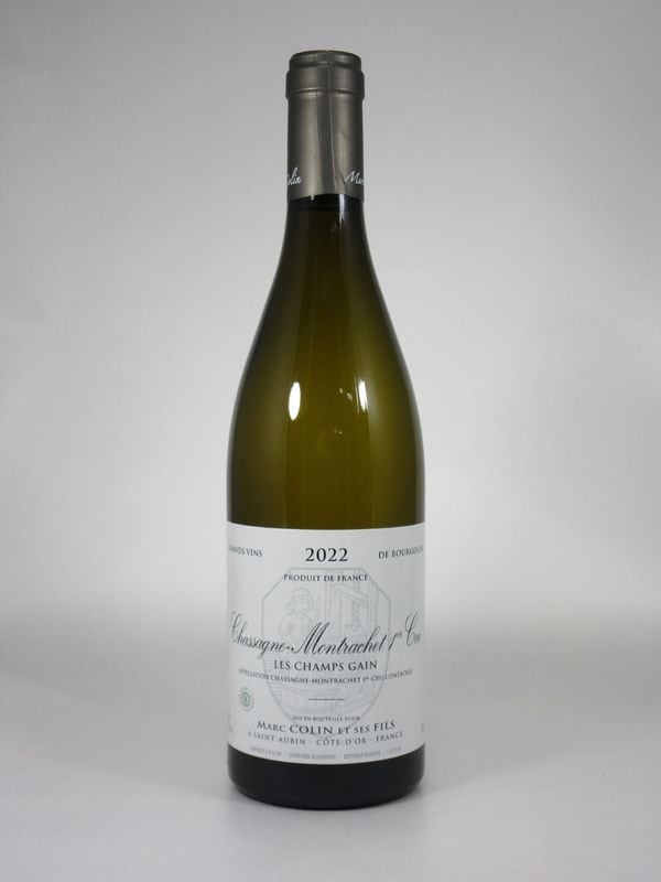 2022 ���㥵���˥� ����å��� �ץ�ߥ� ����� �� ����� ���� �ޥ륯 ����� ������ ��磻�� �ɸ� 750ml Marc Colin et Ses Fils Chassagne-Montrachet 1er Cru Les Champs Gain