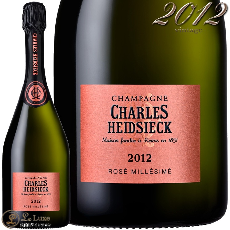2012 ���� ������ơ��� ������ ���ɥ��å� �����ѥ� ROSE ˢ �ɸ� 750ml Charles Heidsieck Rose Vintage  ��������ξ��ʤ�Ȣ̵���Ǥ���