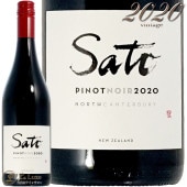 2020 ȥ ԥ Υ Ρ 󥿥٥꡼ ȥ 磻  ֥磻 ɸ 750ml Sato Wines Sato Pinot Noir North Canterbury