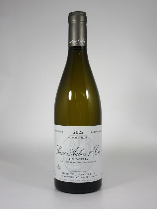2022 ���� �ȡ��Х� �ץ�ߥ� ����� �� ������ �ޥ륯 ����� ������ ��磻�� �ɸ� 750ml Marc Colin et Ses Fils Saint-Aubin 1er Cru Les Castets