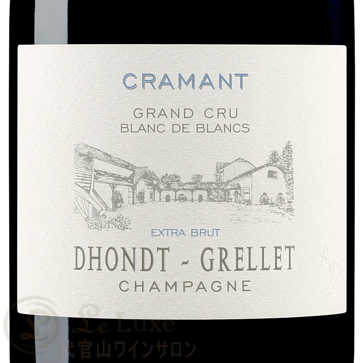 NV �ޥ��ʥ� ����ޥ� �֥�� �� �֥�� �������ȥ� �֥��å� �ɥ�� ����� �����ѥ� �ɸ� �� 1500ml Dhondt Grellet Cramant Blanc de Blancs Extra Brut Magnum
