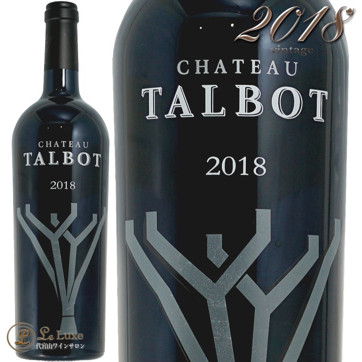 ワイン CHATEAU TALBOT 2018 2018 Chateau Talbot, Saint-Julien, Case of 6 btls