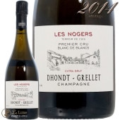 2014 �� �Υ��� �֥�� �� �֥�� �������ȥ� �֥��å� �ɥ�� ����� ������ �����ѥ� �ɸ� �� 750ml Dhondt Grellet Les Nogers Blanc de Blancs Extra Brut