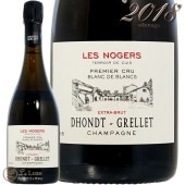 2018  Υ ֥  ֥ ȥ ֥å ɥ   ѥ ɸ  750ml Dhondt Grellet Les Nogers Blanc de Blancs Extra Brut