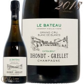 2018  Хȡ ޥ ֥  ֥󥨥ȥ ֥å ɥ   ɸ  750ml Dhondt Grellet Le Bateau Cramant Blanc de Blancs Extra Brut