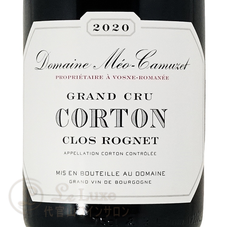 2022 ����ȥ� ����� ����� ���� ���˥� �ɥ᡼�� �ᥪ ���ߥ奼 ������ �֥磻�� 750ml Domaine Meo Camuzet Corton Grand Cru Clos Rognet