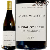 2020 ��󥿥ˡ� �ץ�ߥ� ����� �� ����˥� �֥�� �ե�󥽥� �ߥ� �� �ե��� ������ ��磻�� �ɸ� 750ml Francois Millet et Fils Montagny 1er Cru Les Chaniots Blanc