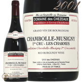 2001 �����ܡ��� �ߥ奸�ˡ� �ץ�ߥ� ����� �� ������ �ɥ᡼�� �� �������� �֥磻�� 750ml Domaine des Chezeaux Chambolle Muzigny 1er Cru Les Charmes