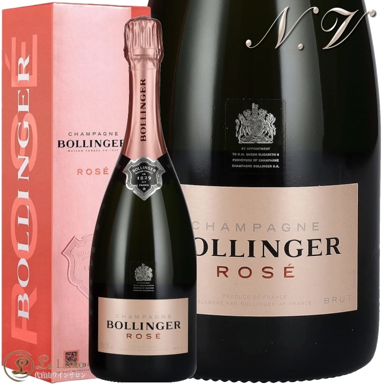 NV ܥ󥸥   ե ܥå ѥ ROSE ɸ 750ml Bollinger Rose Gift Box
