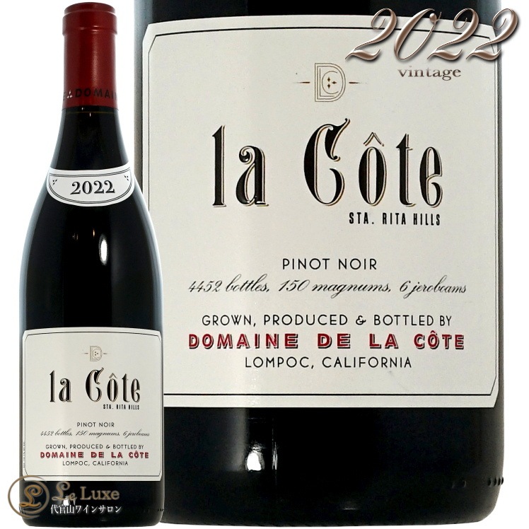 2022 �� ������ �ԥ� �Υ�� ���� �꥿ �ҥ륺 �ɥ᡼�� �� �� ������ ������ �֥磻�� �ɸ� 750ml Domaine de la Cote Pinot Noir la Cote Sta. Rita Hills