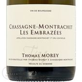 2023 㥵˥ å ץߥ   ֥쥼 ȥ   磻 ɸ 750ml Thomas Morey Chassagne Montrachet 1er Cru Les Embrazees