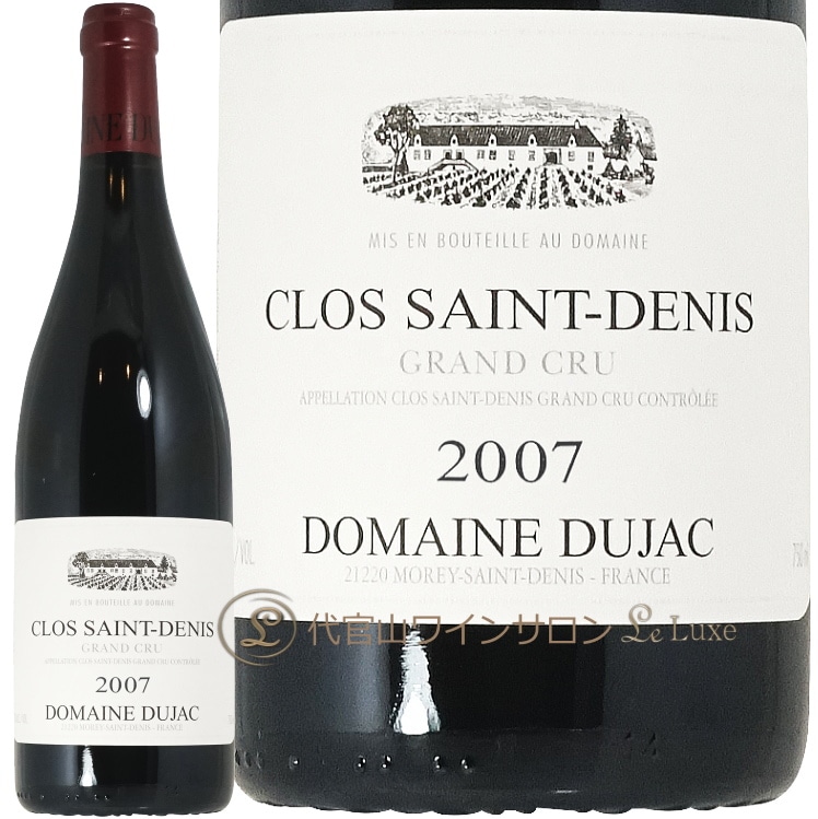 2007 ���� ���� �ɥ� ����� ����� �ɥ᡼�� �ǥ奸��å� ������ �֥磻�� 750ml Domaine Dujac Clos Saint Denis Grand Cru