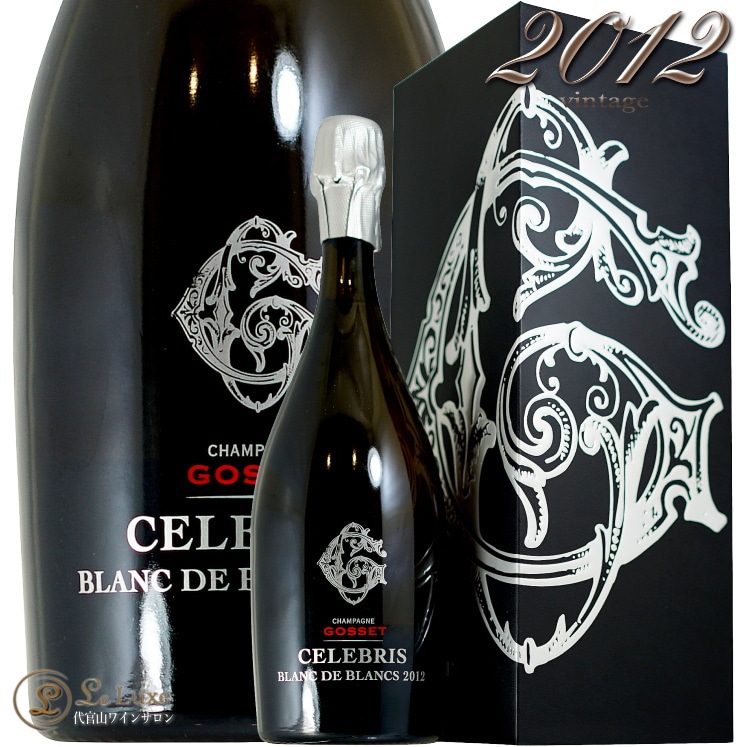 2012 ֥ꥹ ֥  ֥ ȥ ֥å ѡ˥ å ե ܥå  ѥ ɸ Rose 750ml Champagne Gosset Celebris Blanc de Blancs Extra Brut Gift Box