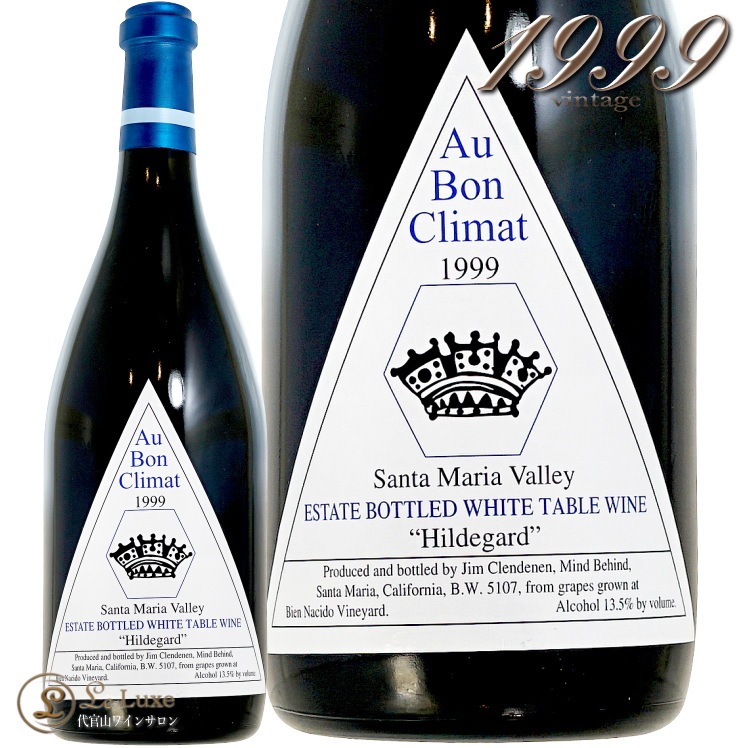1999 �ҥ�ǥ����� �ۥ磻�� �ơ��֥� �磻�� ���� �ܥ� ����� ������ ¢�Ф� �Хå� ������ơ��� ��磻�� �ɸ� 750ml ABC Au Bon Climat Hildegard White Table Wine