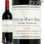 1996 ����ȡ� ���� �Х��� �֥磻�� �ܥ�ɡ� 750ml Chateau Haut Bailly