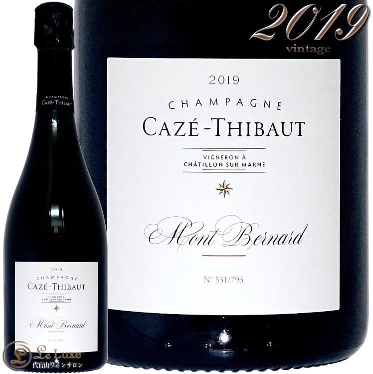 2019 モン ベルナール カゼ ティボー 正規品 シャンパン 白 辛口 750ml Caze Thibaut Mont Bernard