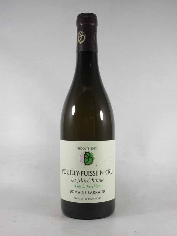 2022 �ץ��� �ե奤�å� �ץ�ߥ� ����� �� �ޥ쥷�硼�� ���� �� �����륷������ �ɥ᡼�� �Х��� ������ ��磻�� �ɸ� 750ml Domaine Barraud Pouilly Fuisse 1er Cru La Marechaude Clos La Verchere