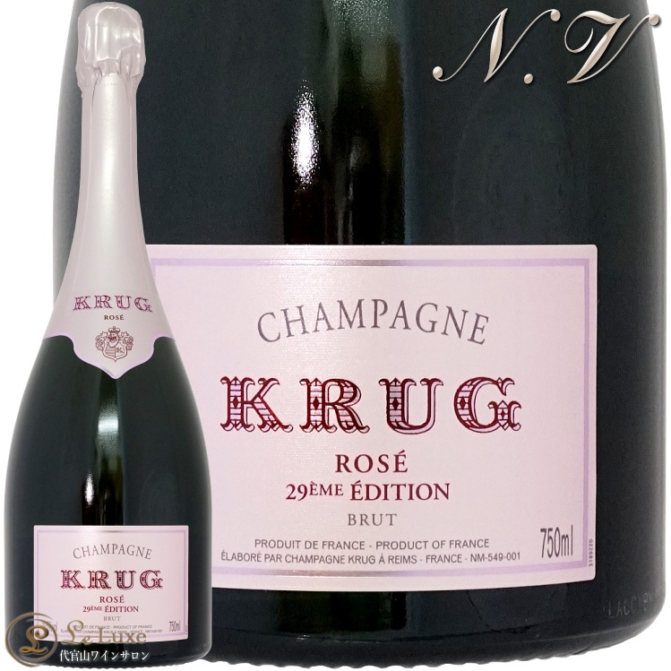 NV ���� ���ǥ������ 29 �����å� �����ѥ�  ������ ˢ Rose 750ml Champagne Krug Rose Edition 29
