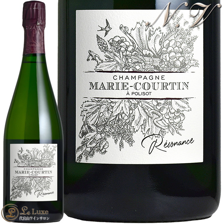 NV レゾナンス エクストラ ブリュット マリー クルタン 正規品 シャンパン ノンドゼ 白 750ml Marie Courtin Resonance Extra Brut