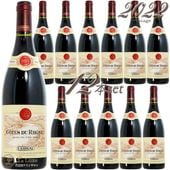 12�ܥ��å� 2021 ������ �ǥ� ������ �롼����  ������ �֥磻�� ������ 750ml E.Guigal Cotes du Rhone Rouge