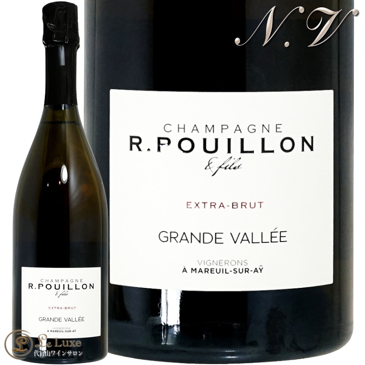 NV ������ ������ �������ȥ� �֥��å� MFP �����ѡ��˥� ������ �ץ���� �� ������ 750ml Champagne R. Pouillon & Fils Grande Vallee Extra Brut Methode Fabrice Pouillon