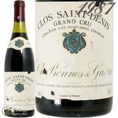 1987 ���� ���� �ɥ� ����� ����� �ܥ� �� ������ �֥磻�� �ż� ������ɥ�����ơ��� 750ml Clos Saint Denis Grand Cru Bonnes et Guerre