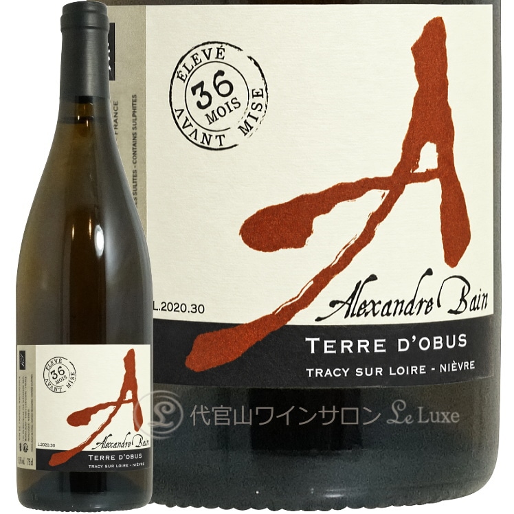 2020 VdF テール ドーブ 36 モワ アレクサンドル バン 正規品 自然派 ナチュール 白ワイン 750ml ロワール Alexandre Bain Terre d'Obus 36 mois France Loire