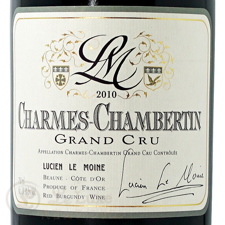2010 ������ �����٥륿�� ����� ����� ������ �륷���� �� ����� �֥磻�� �ɸ� 750ml Lucien Le Moine Charmes Chambertin Grand Cru