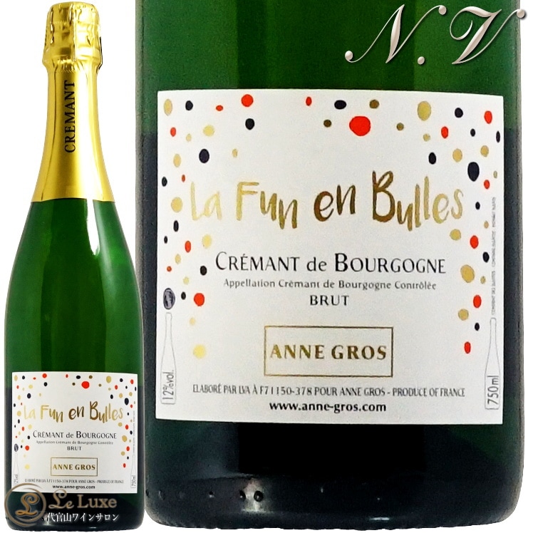 NV ޥ  ֥르˥    ѡ󥰥磻 ɸ 750ml Domaine Anne GrosCremant de Bourgogne