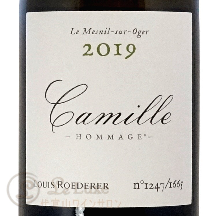 2019 コトー シャンプノワ オマージュ ア カミーユ ブラン ルイ ロデレール 白ワイン 辛口 750ml Louis Roederer Coteaux Champenois Hommage A Camille Blanc