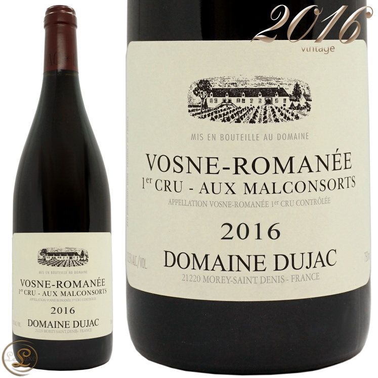 2016  ޥ ץߥ   ޥ륳󥽡 ɥ᡼ ǥ奸å  ֥磻 ɸ 750ml Domaine Dujac Vosne Romanee 1er Cru Aux Malconsorts