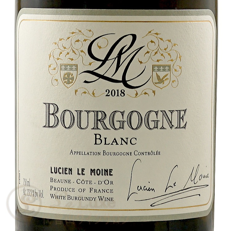 2018 �֥르���˥� �֥�� �륷���� �� ����� ������ ��磻�� �ɸ� 750ml Lucien Le Moine Bourgogne Blanc