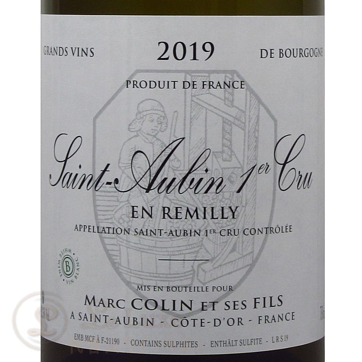2021 ���� �ȡ��Х� �ץ�ߥ� ����� ���� ��ߥ꡼ �ޥ륯 ����� ������ ��磻�� �ɸ� 750ml ��ߥꥣ Marc Colin et Ses Fils Saint Aubin 1er Cru En Remilly