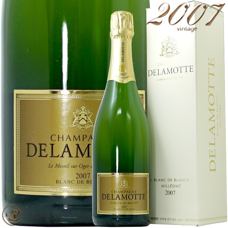 2007 ֥å ֥  ֥ ߥ쥸 ɥå ե ܥå  ѥ ɸ  750ml Champagne Delamotte Brut Blanc de Blancs Millesime Gift Box