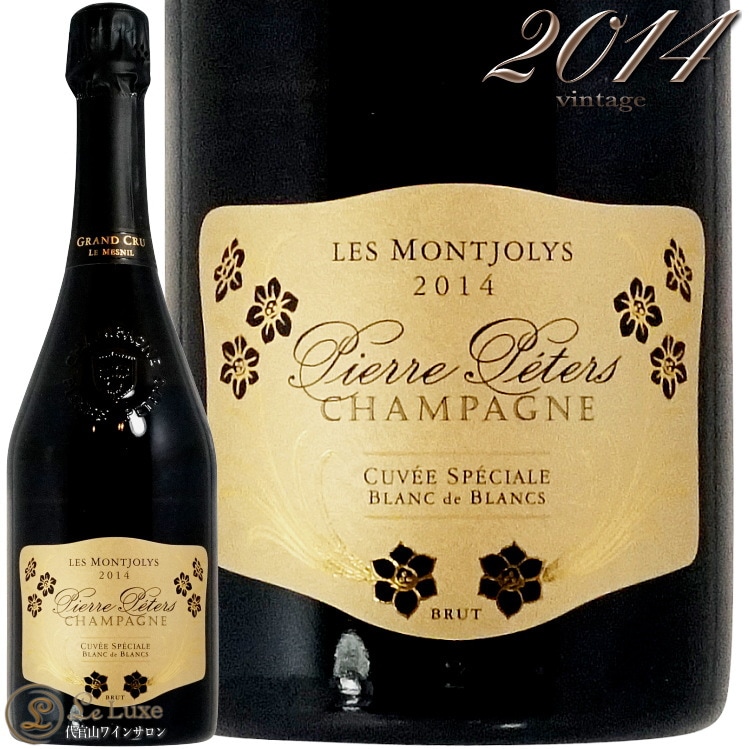 2014  ڥ  󥸥 ֥å ֥  ֥   ԥ ڥƥ륹  ѥ  ɸ 750ml Pierre Peters Cuvee Speciale Les Montjolys Brut Blanc de Blancs Grand Cru