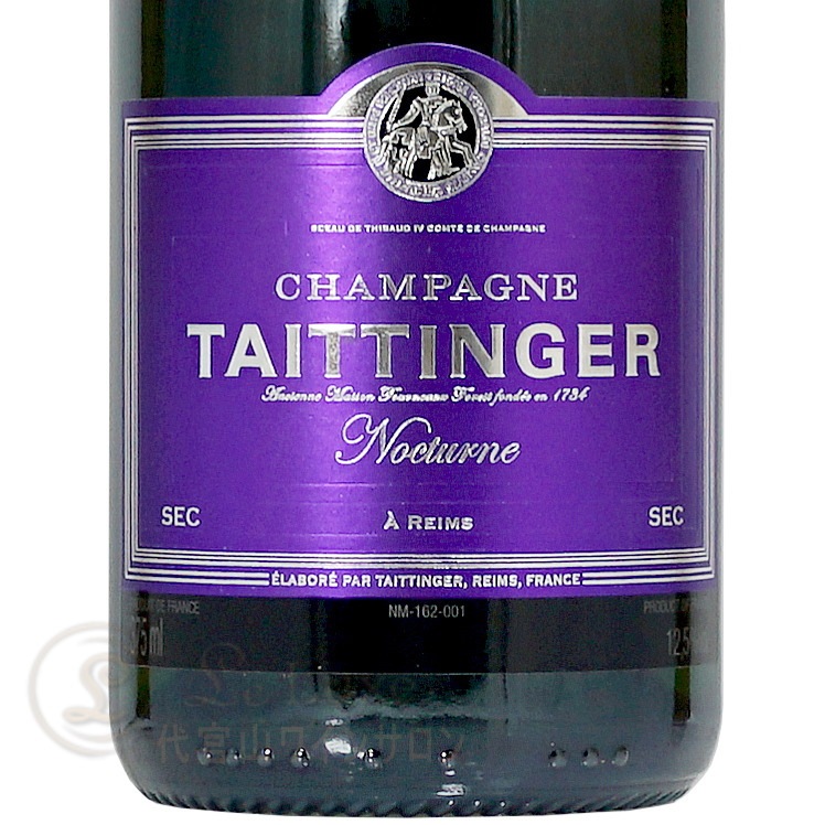 NV �Υ������� ���å� �����ѡ��˥� �ƥ��󥸥� �ϡ��� ������ �����ѥ� �Ÿ� �� 375ml Champagne Taittinger Nocturne Sec