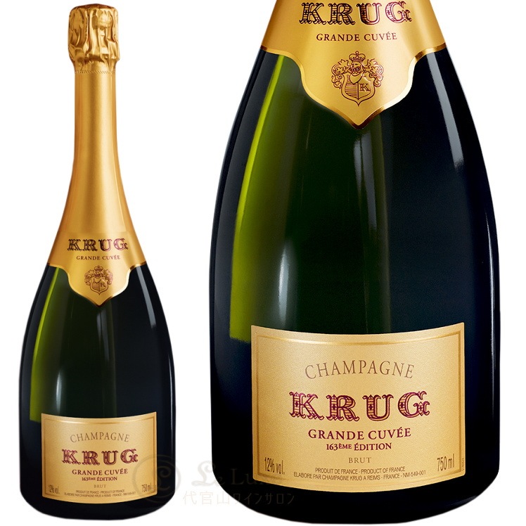 �����å� ������ ������� ���ǥ������ 163 ������ �����ѥ� �ɸ� �� 750ml Krug Grande Cuvee Edition 163 BOX
