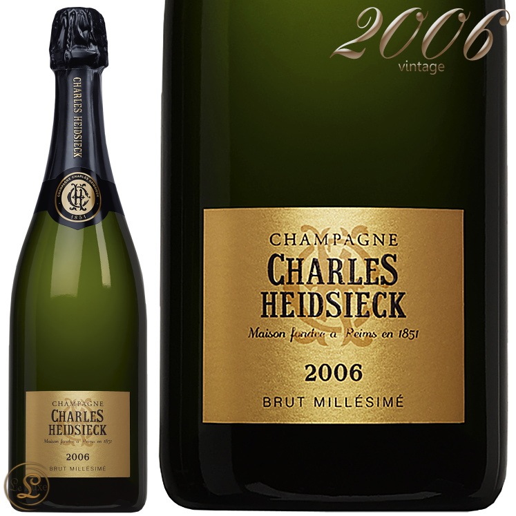 2006 ������ ���ɥ��å� �֥��å� ������ơ��� ������ ���եȥܥå��� �����ѥ� �� �ɸ� 750mlCharles Heidsieck Brut Vintage Gift Box