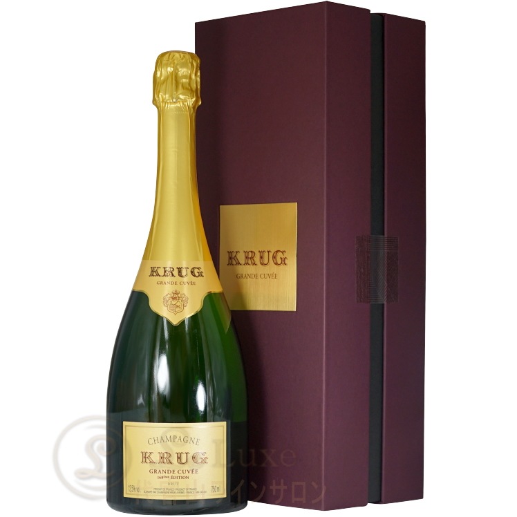 ���ǥ������ 168 �����å� ������ ������� ���ե� �ܥå��� ������ �����ѥ� �ɸ� �� 750ml Krug Grande Cuvee Edition 168eme Gift Box