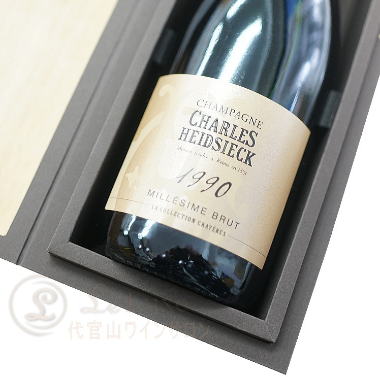 1990 �� ���쥤������ ������ ���ɥ��å� ���ե� �ܥå��� �����ѥ� �� �ɸ� 750ml Ȣ���� Charles Heidsieck La Collection Crayeres 
