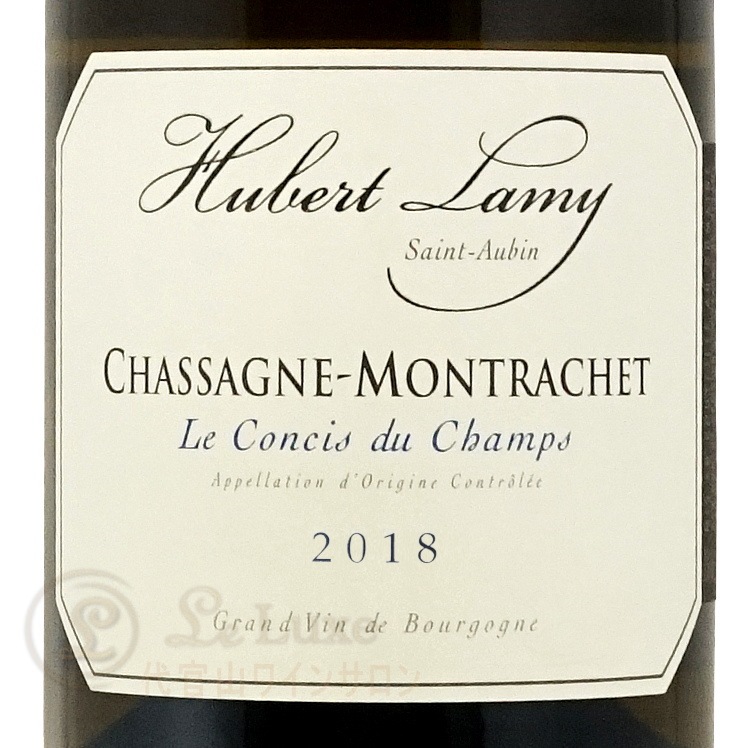 2018 ���㥵���˥� ����å��� �� ���� �ǥ� ����� ��١��� ��ߡ� ��磻�� 750ml Domaine Hubert Lamy Chassagne Montrachet Le Concis du Champs