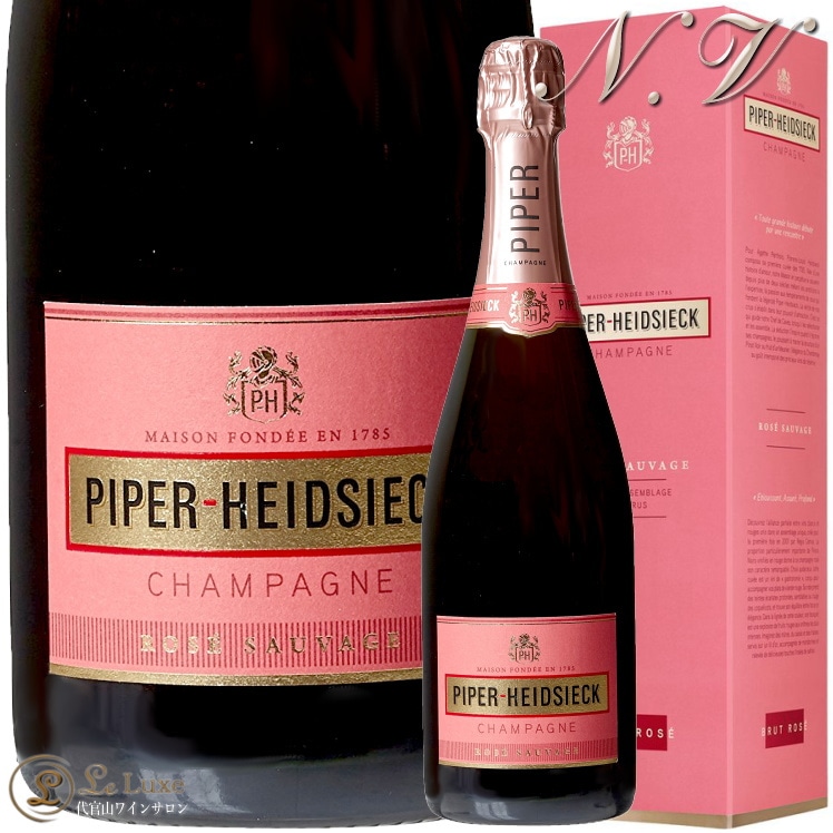 NV  С ѥѡ ɥå  Ȣ ѥ ROSE ɸ 750ml Piper Heidsieck Rose Sauvage Gift Box