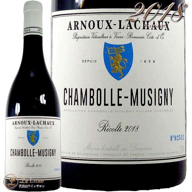 2018 ܡ ߥ奸ˡ ̡ 饷硼  ֥磻 ɸ 750ml Domaine Arnoux Lachaux Chambolle Musigny