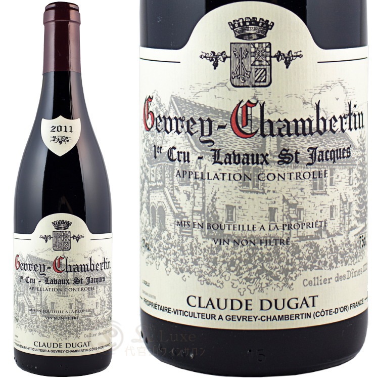 2011  ٥륿 ץߥ    å  ǥ奬   ɸ 750ml Claude Dugat Gevrey Chambertin 1er Cru Lavaux Saint Jacques