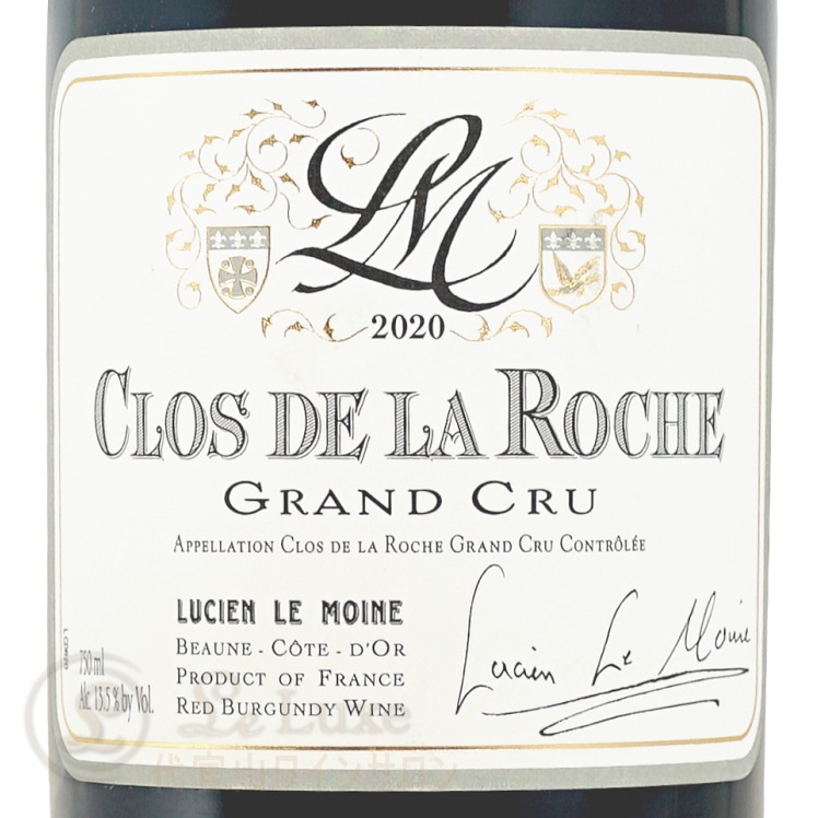 2020 ���� �� �� ������ ����� ����� �륷���� �� �����  ������ �֥磻�� �ɸ� 750ml Lucien Le Moine Clos de la Roche Grand Cru
